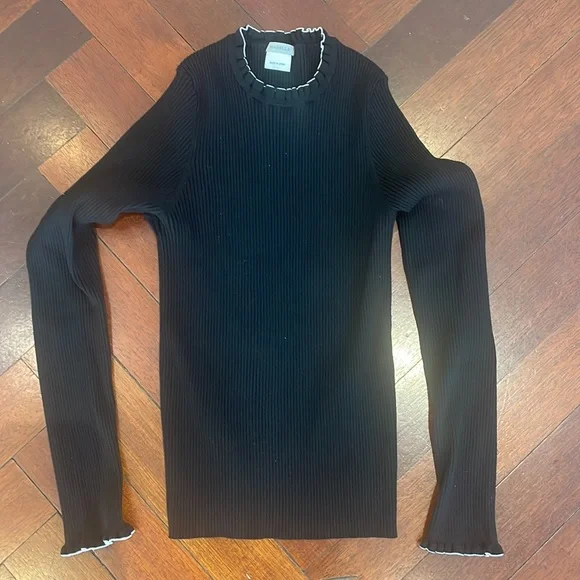 Marella Rica Ribbed Ruffle Trim Sweater - Picture 8 of 12